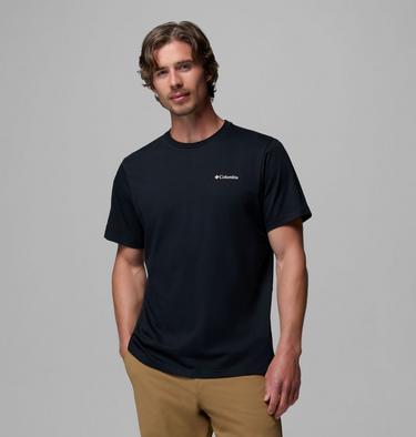 T-shirt Outdoor en Coton Biologique CSC Homme, Color: Black, Sunscape, image 35