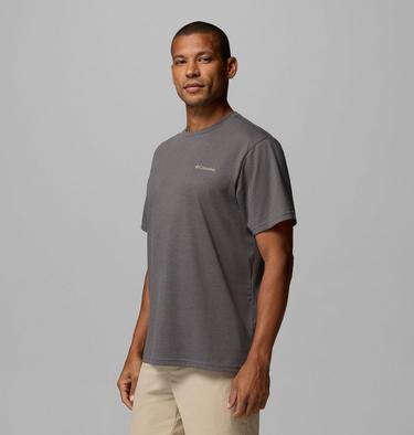 Camiseta de algod&oacute;n org&aacute;nico CSC Outdoor para hombre, Color: City Grey Heather, Sunscape, image 52