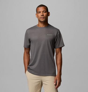 Camiseta de algod&oacute;n org&aacute;nico CSC Outdoor para hombre, Color: City Grey Heather, Sunscape, image 49