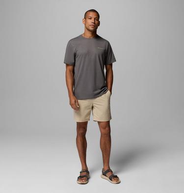Camiseta de algod&oacute;n org&aacute;nico CSC Outdoor para hombre, Color: City Grey Heather, Sunscape, image 50