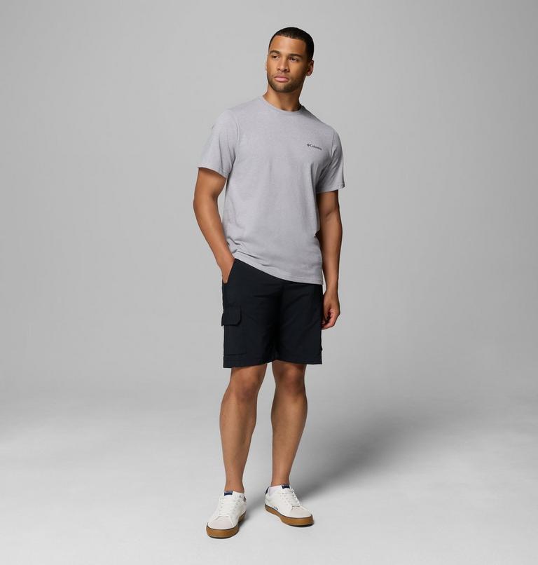 Men's CSC Outdoor Organic Cotton T-Shirt, Color: Columbia Grey Heather, Shining Sandscape, image 2