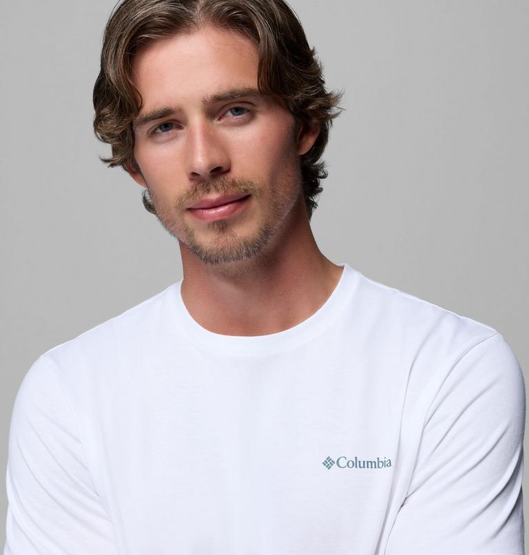 Men's CSC Outdoor Organic Cotton T-Shirt, Color: White, Shining Landscape, image 5