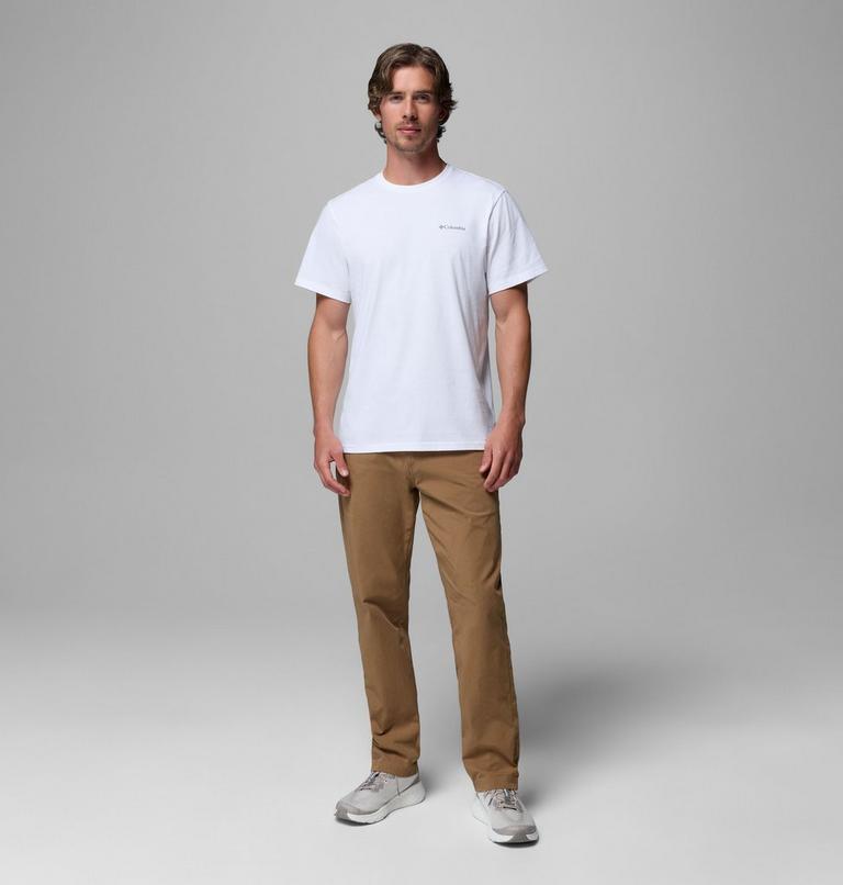 Men's CSC Outdoor Organic Cotton T-Shirt, Color: White, Shining Landscape, image 2