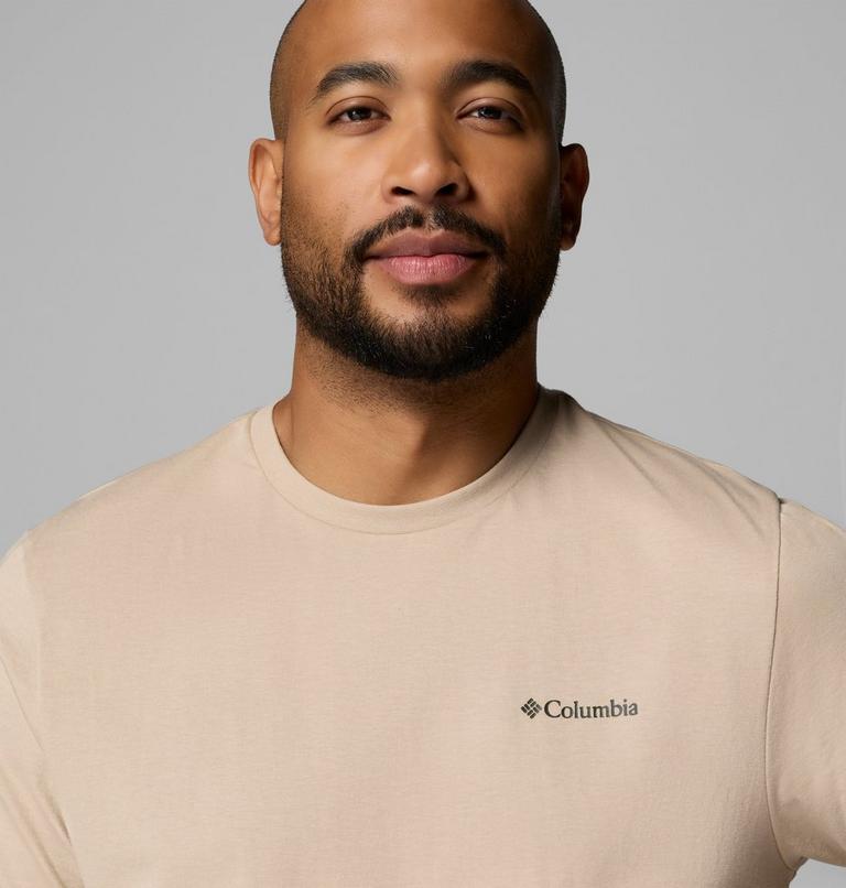 Camiseta de algod&oacute;n org&aacute;nico CSC Outdoor para hombre, Color: Ancient Fossil, Shining Sandscape, image 5