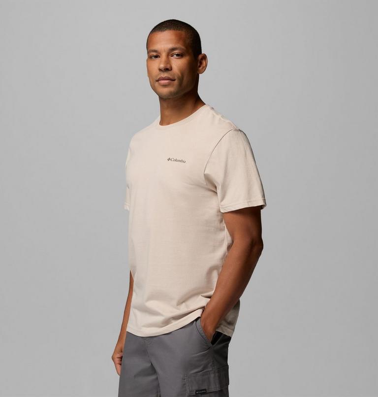 Men's CSC Outdoor Organic Cotton T-Shirt, Color: Dark Stone, Scoped View, image 4