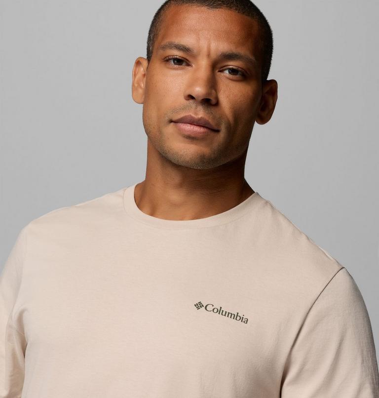 Men's CSC Outdoor Organic Cotton T-Shirt, Color: Dark Stone, Scoped View, image 5