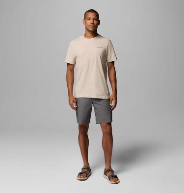 Men's CSC Outdoor Organic Cotton T-Shirt, Color: Dark Stone, Scoped View, image 24