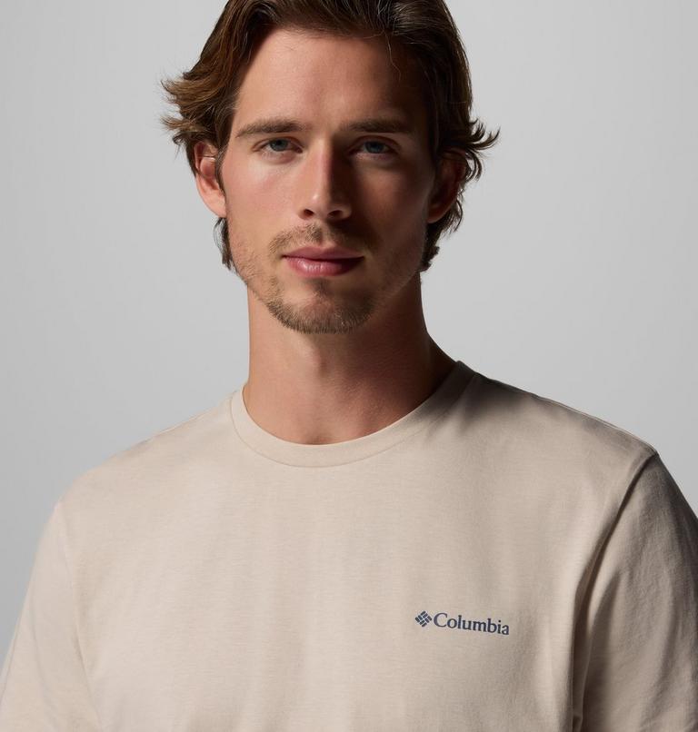 Men's CSC Outdoor Organic Cotton T-Shirt, Color: Dark Stone, Sunscape, image 5