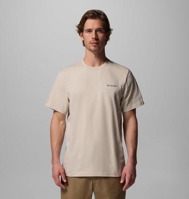 Men's CSC Outdoor Organic Cotton T-Shirt, Color: Dark Stone, Sunscape, image 15
