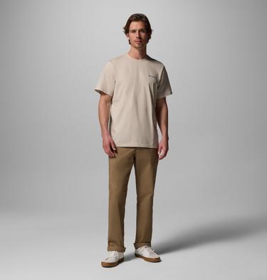 Men's CSC Outdoor Organic Cotton T-Shirt, Color: Dark Stone, Sunscape, image 8