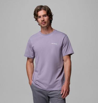 T-shirt Outdoor en Coton Biologique CSC Homme, Color: Shale Purple, Scoped View, image 43