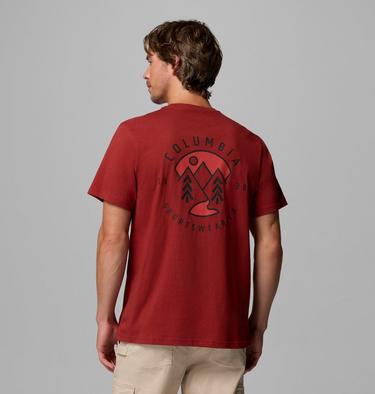 T-shirt Outdoor en Coton Biologique CSC Homme, Color: Red Oxide, Naturally Boundless, image 5