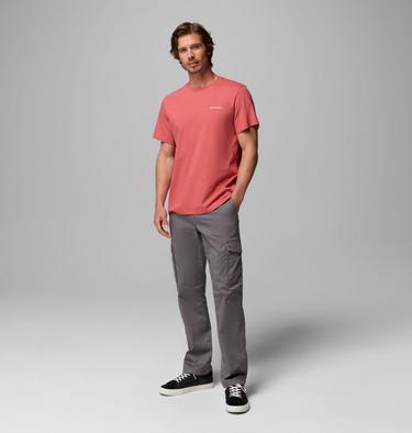Men's CSC Outdoor Organic Cotton T-Shirt, Color: Washed Red, Shining Landscape, image 20