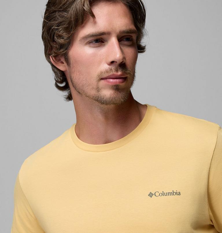 Men's CSC Outdoor Organic Cotton T-Shirt, Color: Sand Dune, Scoped View, image 5