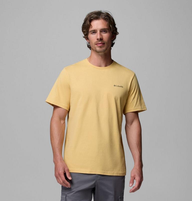 Men's CSC Outdoor Organic Cotton T-Shirt, Color: Sand Dune, Scoped View, image 3