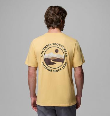 Men's CSC Outdoor Organic Cotton T-Shirt, Color: Sand Dune, Scoped View, image 19