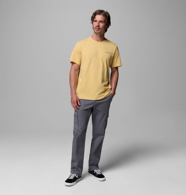 Men's CSC Outdoor Organic Cotton T-Shirt, Color: Sand Dune, Scoped View, image 2