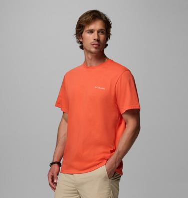 Men's CSC Outdoor Organic Cotton T-Shirt, Color: Zing, Sunscape, image 4
