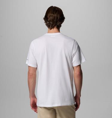 Men's Organic Cotton Graphic T-Shirt, Color: White, Heavenly Stacked Gem, image 3