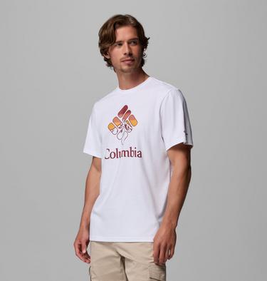 Men's Organic Cotton Graphic T-Shirt, Color: White, Heavenly Stacked Gem, image 28