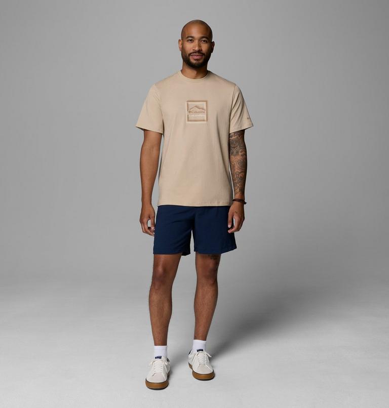 Men's Organic Cotton Graphic T-Shirt, Color: Ancient Fossil, Illuminated Brand, image 2