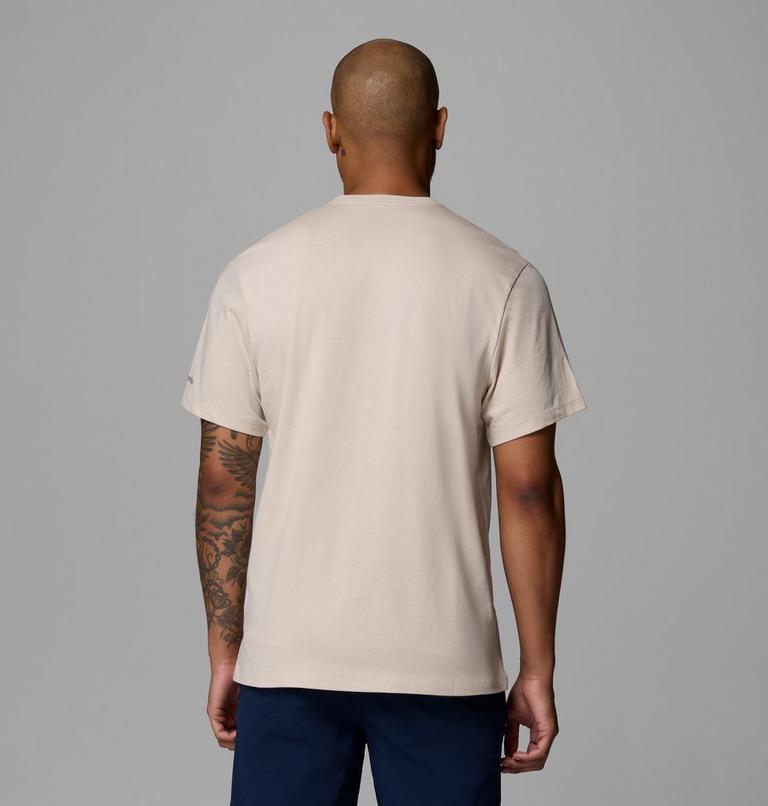 Men's Organic Cotton Graphic T-Shirt, Color: Dark Stone, Heavenly Stacked Gem, image 3