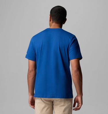 T-Shirt aus Bio-Baumwolle mit Grafik f&uuml;r M&auml;nner, Color: Mountain Blue, Heavenly Stacked Gem, image 11