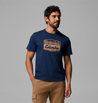 , Color: Collegiate Navy, Hex Woodblock Badge, image 9