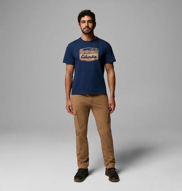 , Color: Collegiate Navy, Hex Woodblock Badge, image 10