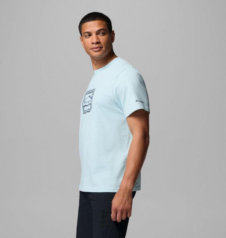 Men's Organic Cotton Graphic T-Shirt, Color: Marine Light, Illuminated Brand, image 4