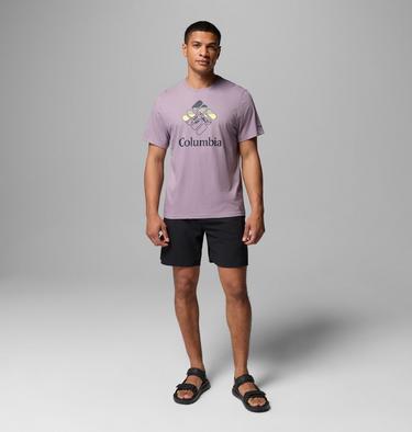 T-Shirt aus Bio-Baumwolle mit Grafik f&uuml;r M&auml;nner, Color: Shale Purple, Heavenly Stacked Gem, image 18