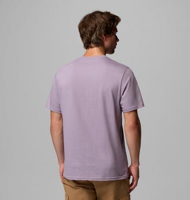 Men's Organic Cotton Graphic T-Shirt, Color: Shale Purple, Heavenly Stacked Gem, image 35