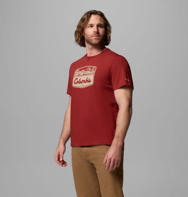 , Color: Red Oxide, Hex Woodblock Badge, image 4