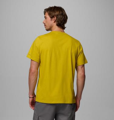 Men's Organic Cotton Graphic T-Shirt, Color: Antique Moss, Illuminated Brand, image 7