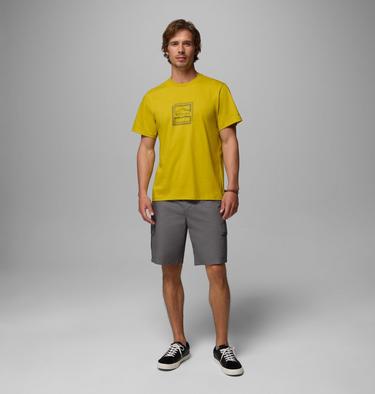 Men's Organic Cotton Graphic T-Shirt, Color: Antique Moss, Illuminated Brand, image 4