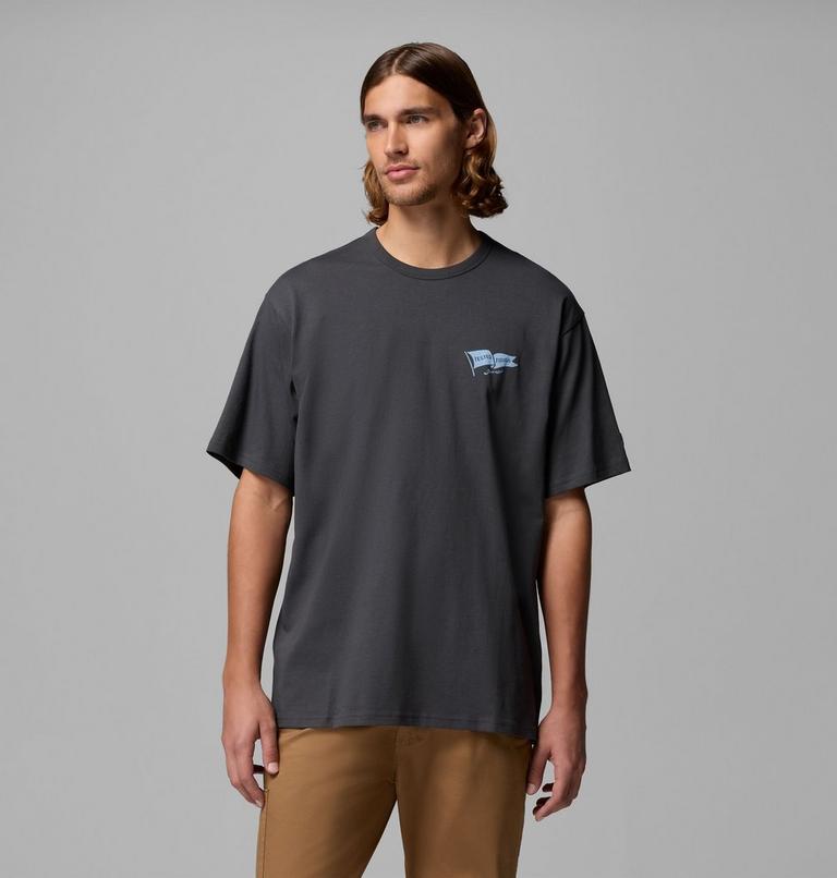 Men's CSC Heavyweight Back Graphic T-Shirt, Color: Shark, Heritage, image 1