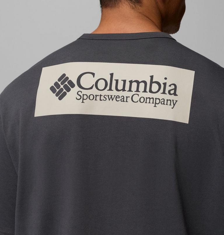 Men's CSC Heavyweight Back Graphic T-Shirt, Color: Shark CSC Box Logo, image 6