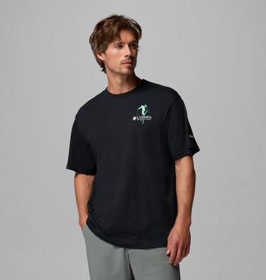 T-shirt &Eacute;pais avec Graphisme au Dos CSC Homme, Color: Black, Slick Slope Skier, image 27