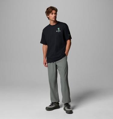 Men's CSC Heavyweight Back Graphic T-Shirt, Color: Black, Slick Slope Skier, image 14