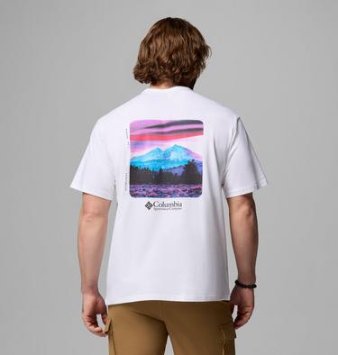 Men's CSC Heavyweight Back Graphic T-Shirt, Color: White, Photoreal CMYK, image 7