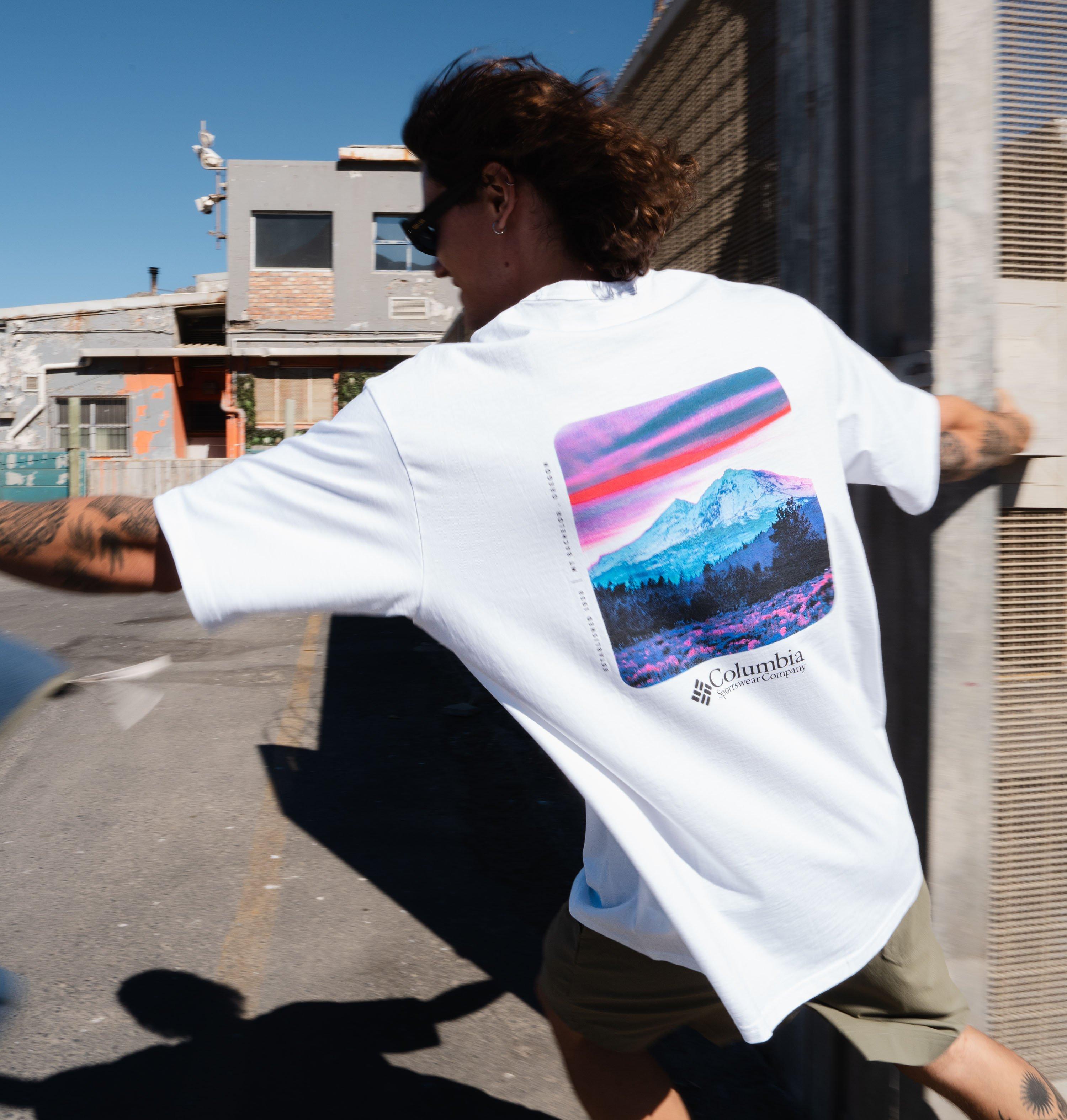 Homme – T-shirt épais imprimé au dos CSC 7