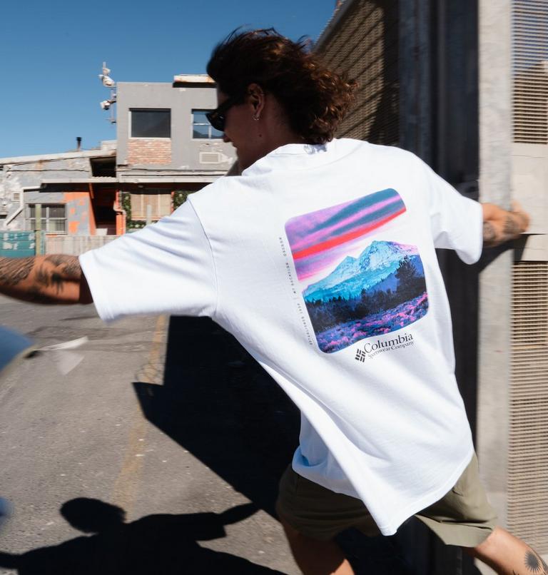 Men's CSC Heavyweight Back Graphic T-Shirt, Color: White, Photoreal CMYK, image 7