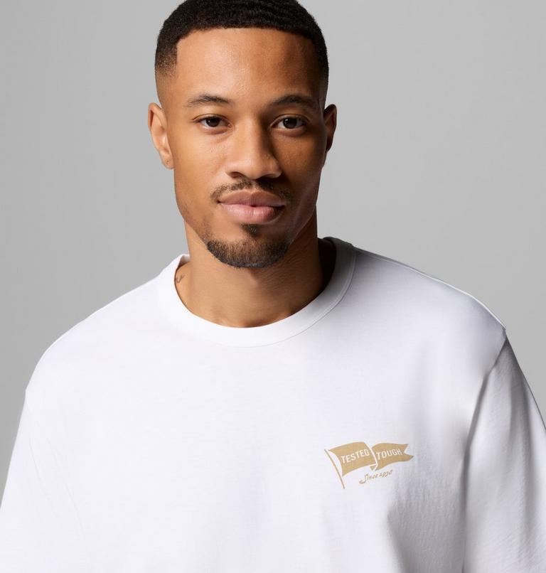 Men's CSC Heavyweight Back Graphic T-Shirt, Color: White, Heritage, image 5