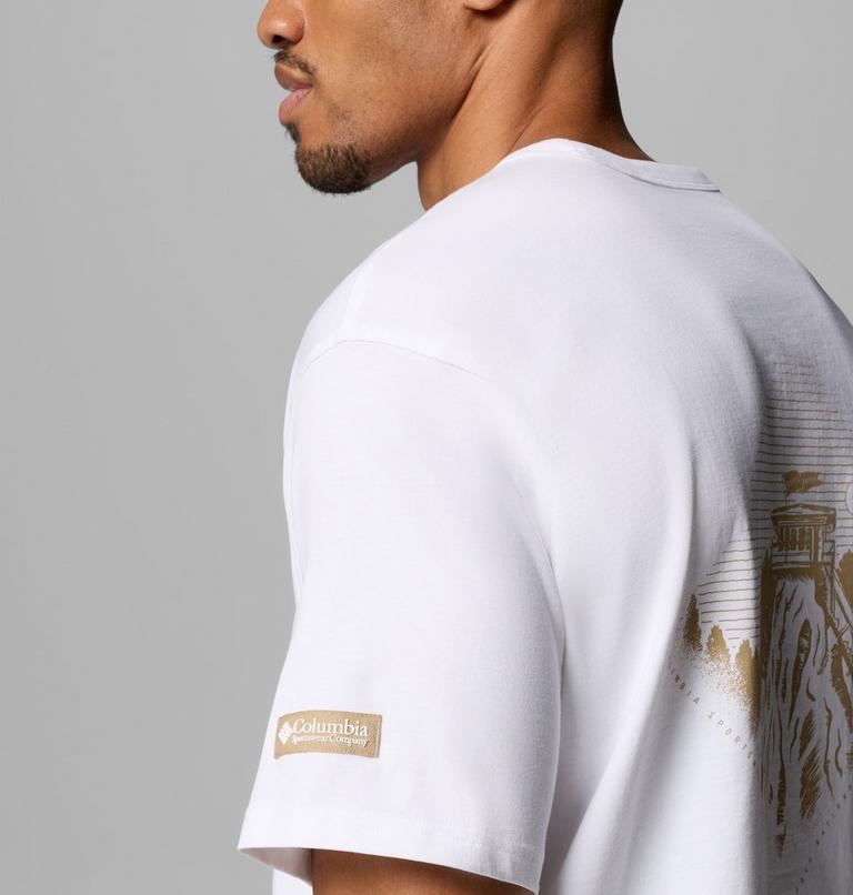 Men's CSC Heavyweight Back Graphic T-Shirt, Color: White, Heritage, image 7