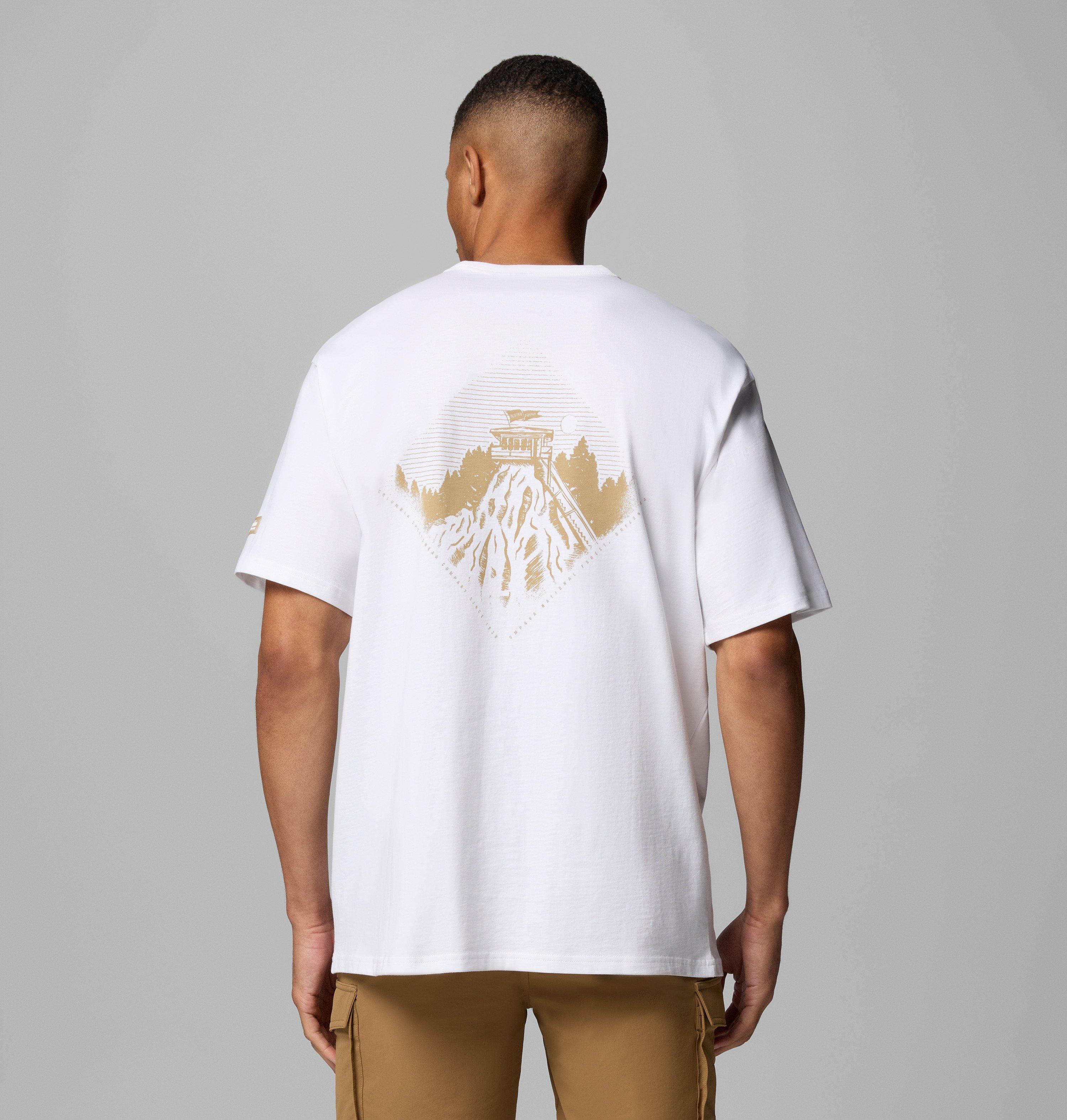 Columbia Sportswear Men's White Columbia - Csc™ Heavyweight Back Graphic T-Shirt - Heritage Extra Large