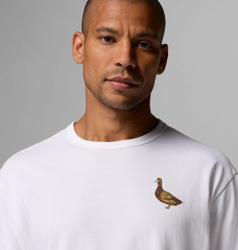 Men's CSC Heavyweight Back Graphic T-Shirt, Color: White Duck Heritage, image 5