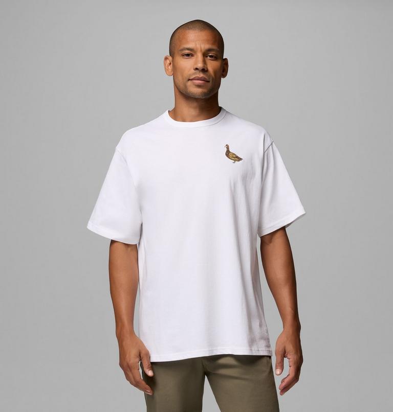 Men's CSC Heavyweight Back Graphic T-Shirt, Color: White Duck Heritage, image 3