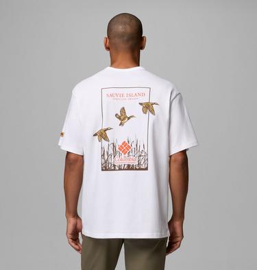 Men's CSC Heavyweight Back Graphic T-Shirt, Color: White Duck Heritage, image 5