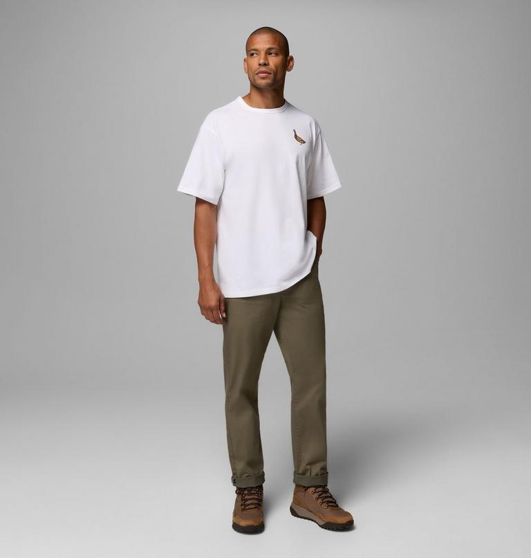 Men's CSC Heavyweight Back Graphic T-Shirt, Color: White Duck Heritage, image 2
