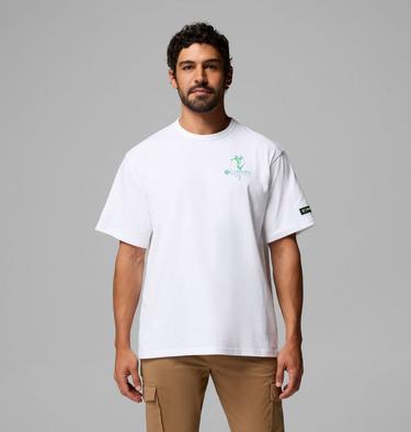 Men's CSC Heavyweight Back Graphic T-Shirt, Color: White Slick Slope Skier, image 19